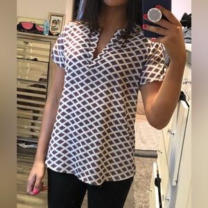 Great short sleeve top Alice Blue